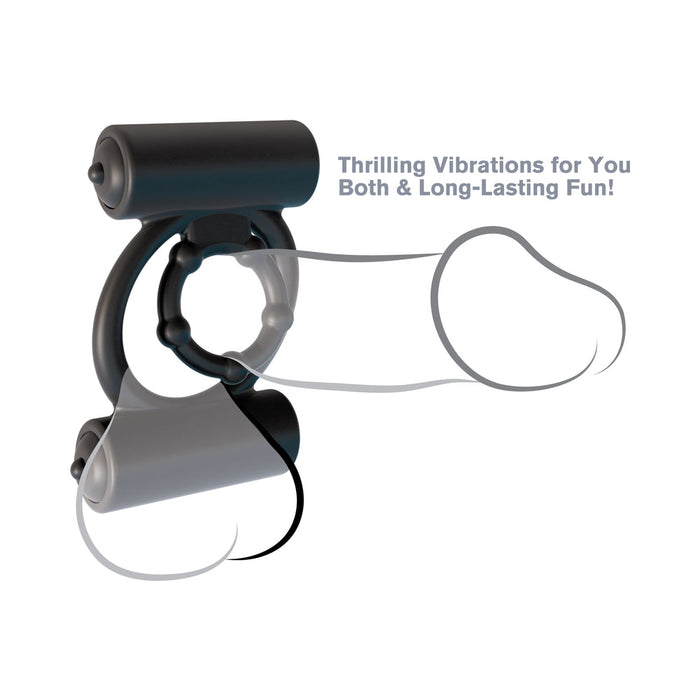 Fantasy C-Ringz Extreme Double Trouble Black Ring