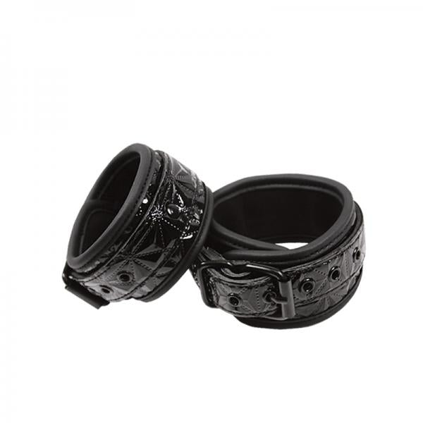 Sinful Wrist Cuffs - Black