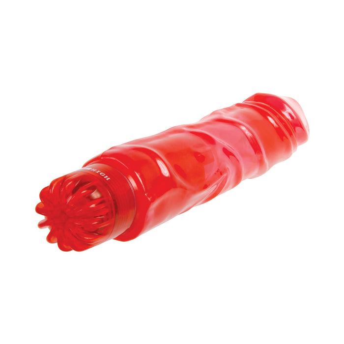 Easy O Red Rocket Realistic Vibrating Dildo