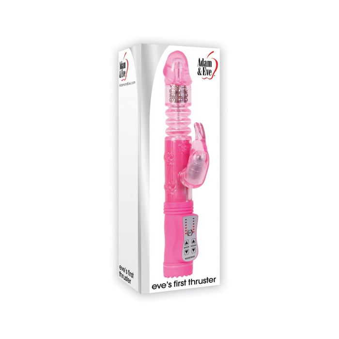 Eve's First Thruster Rabbit Pink Vibrator