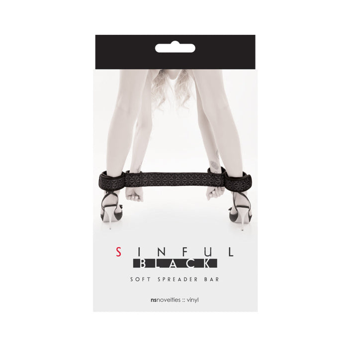 Sinful Soft Spreader Bar Black