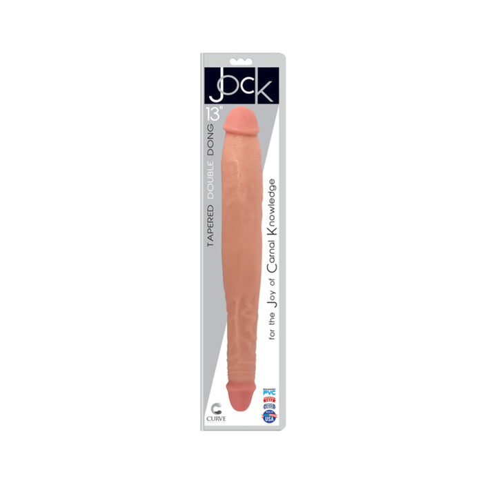 Jock 13 inches Tapered Double Dong Beige
