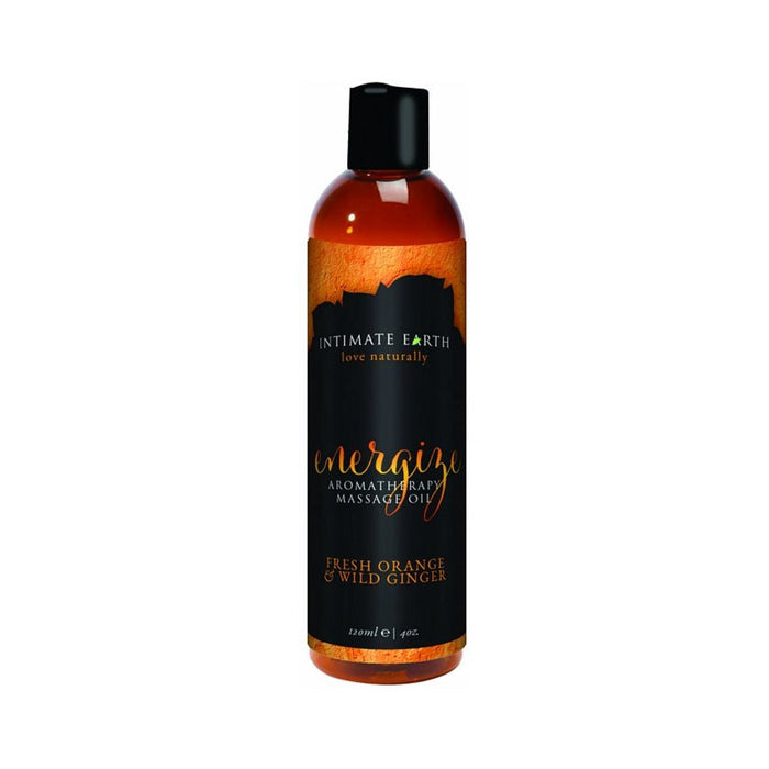 Intimate Earth Energize Massage Oil 4oz