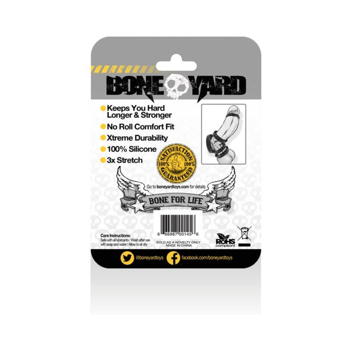 Boneyard Silicone Ring 45mm Black