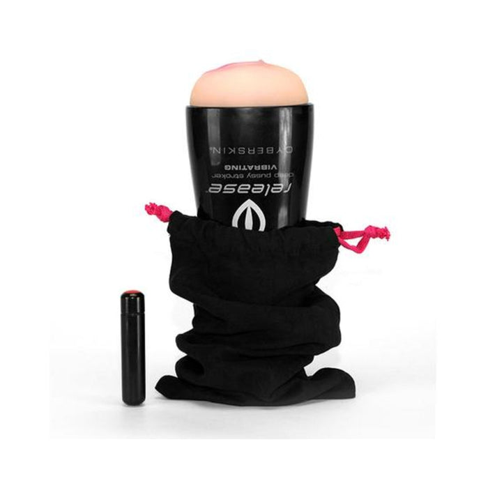 Cyberskin Release Deep Pussy Stroker Vibrating