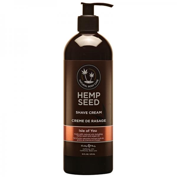 Earthly Body Hemp Seed Shave Cream Isle Of You 16oz
