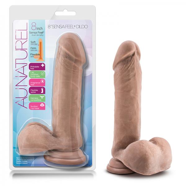 Au Naturel 8 inches Sensa Feel Dildo
