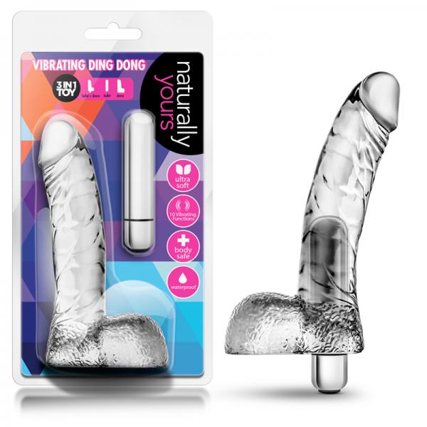 Naturally Yours Vibrating Ding Dong Realistic Dildo
