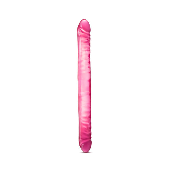 B Yours - 18in Double Dildo - Pink