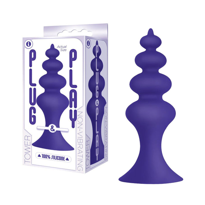 The 9's, Plug & Play, Silicone Plug, Tower, Plum