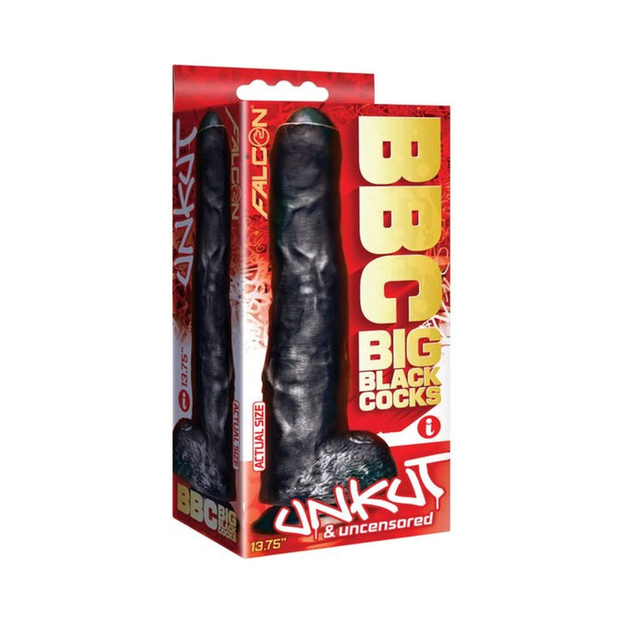 Falcon BBC Big Black Cock Unkut 13.75 inches Dildo