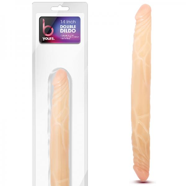 B Yours 14 Double Dildo - Beige