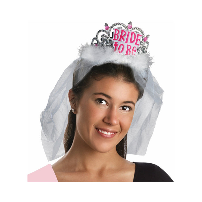 Bachelorette Bride To Be Tiara With Veil