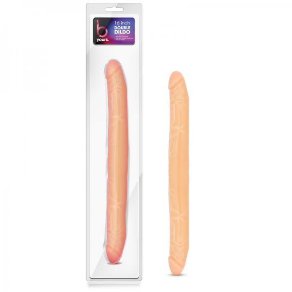 16'' Double Dildo Beige
