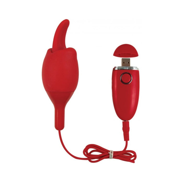 Ozone Orgasmic Tongue Red Vibrator