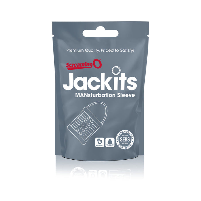 Screaming O Jackits Mansturbation Sleeve (clear Only)