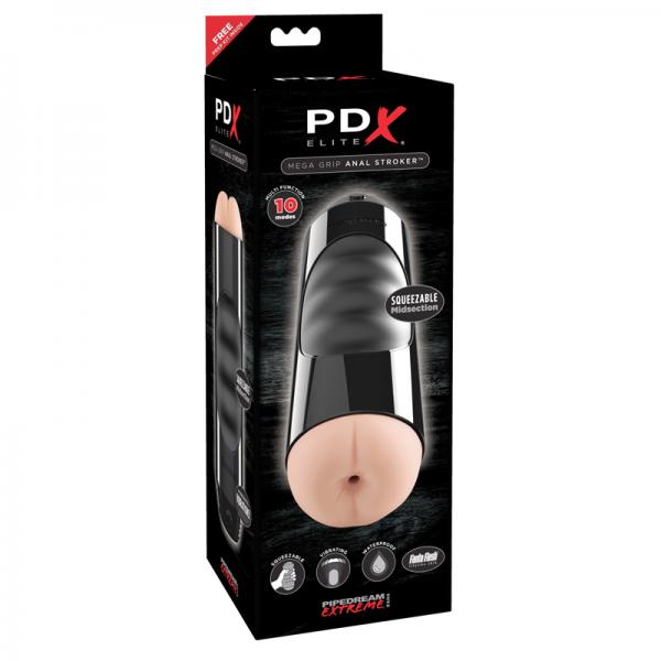 PDX Elite Mega Grip Anal Stroker Beige