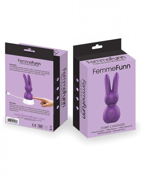 FemmeFunn Stubby 2 Massager Purple
