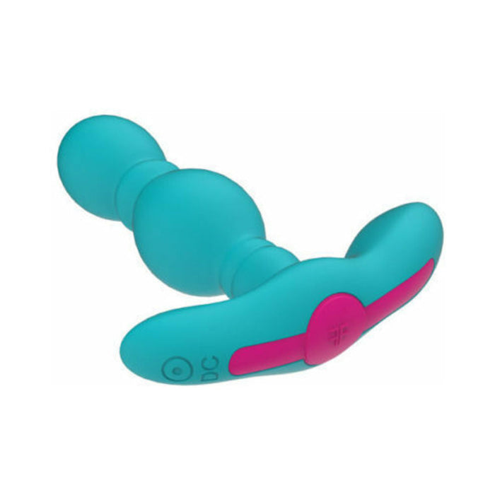 Femmefunn Vibrating Butt Plug Turquoise Blue