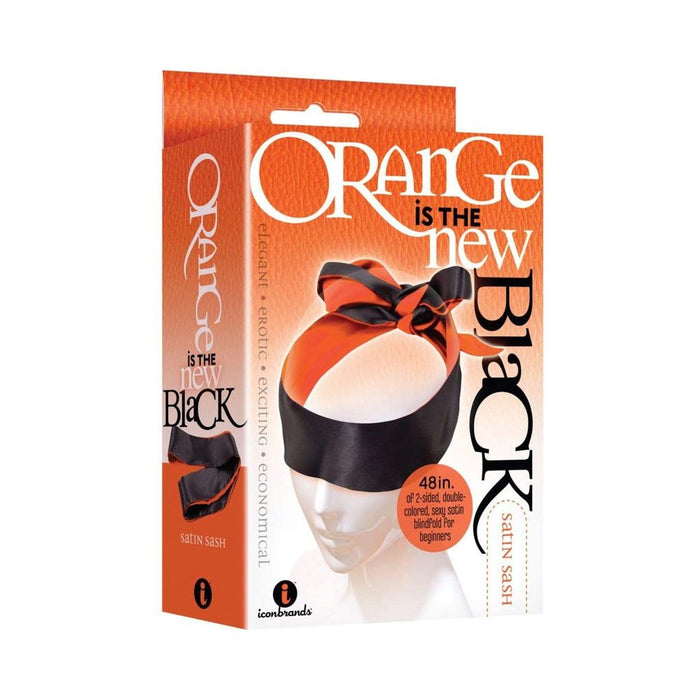 Orange Is The New Black Satin Sash Reversible Blindfold Restraint
