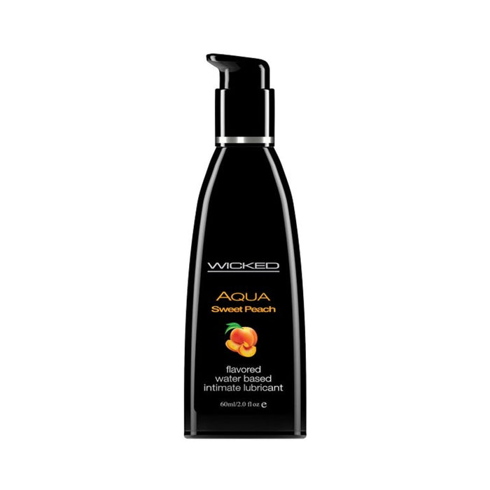 Wicked Aqua Sweet Peach Flavored Lubricant 2oz