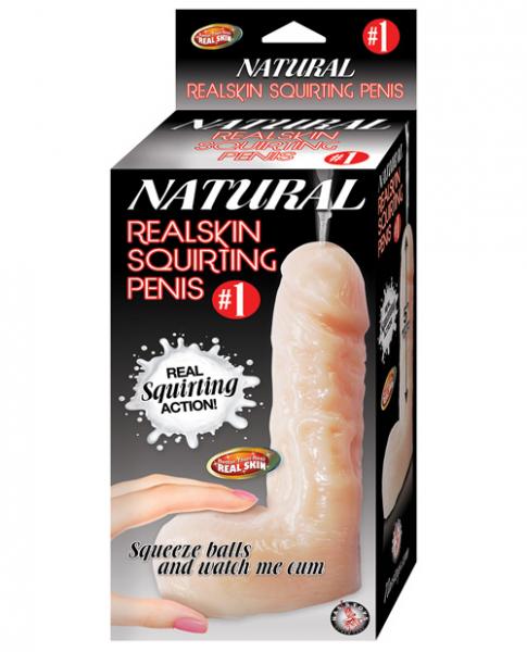 Natural Realskin Squirting Penis 01 6 inches Dildo