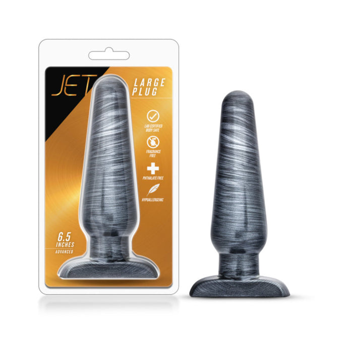 Jet Large Plug Carbon Metallic Black