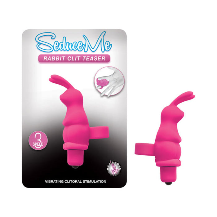 Seduce Me Rabbit Clit Teaser 3 Speed Waterproof Pink