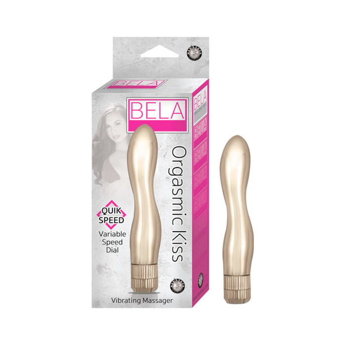 Bela Orgasmic Kiss Gold Vibrating Massager