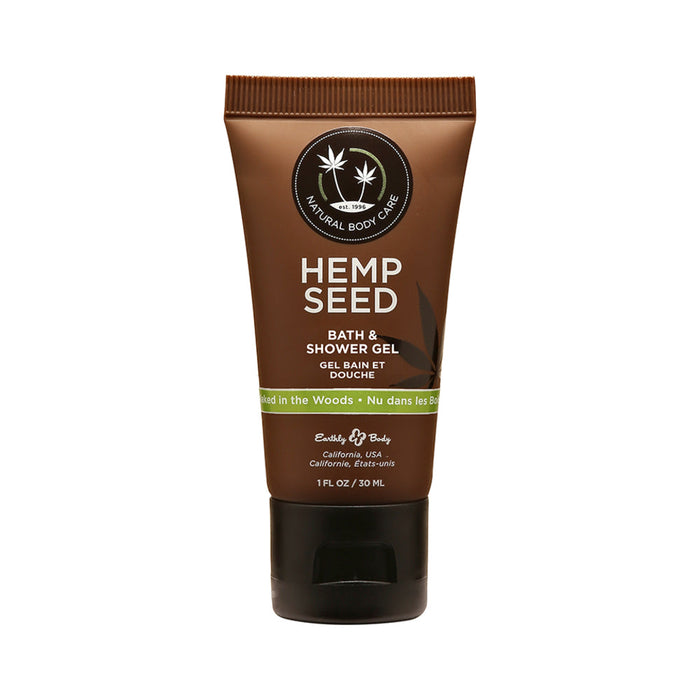 Earthly Body Hemp Seed Shower Gel Naked In The Woods 1oz