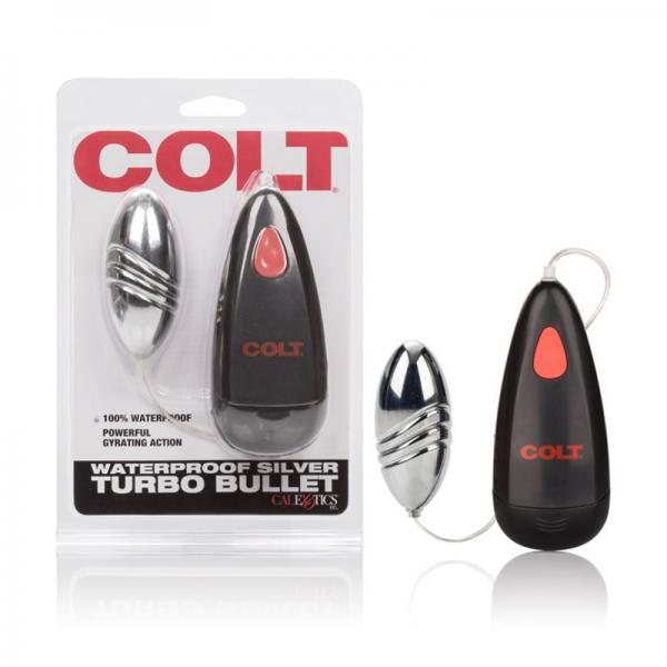 Colt Waterproof Turbo Bullet Vibrator Silver