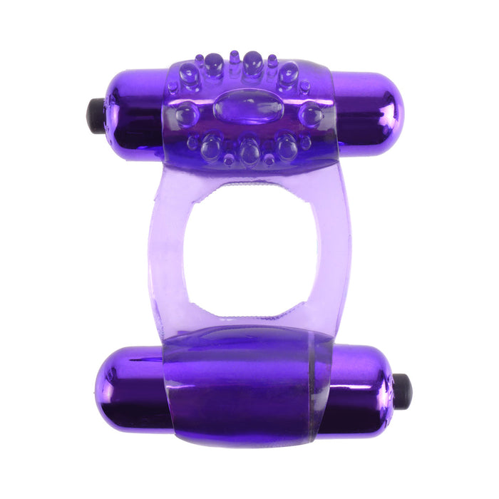 Fcr - Fantasy C-ringz Duo-vibrating Super Ring Purple