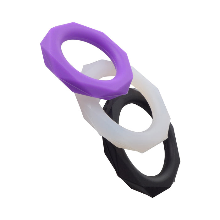 Fcr - Fantasy C-ringz Silicone Designer Stamina Set Purple