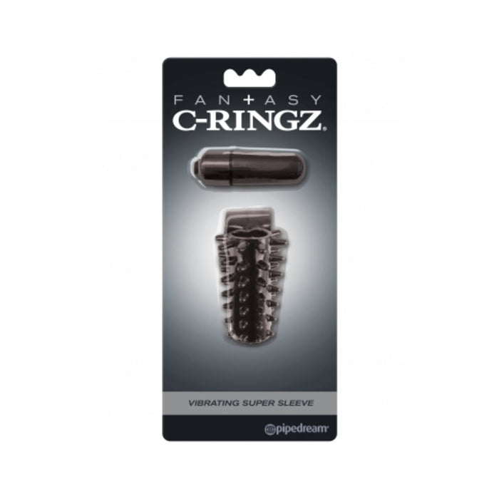 Fcr - Fantasy C-ringz Vibrating Super Sleeve Black