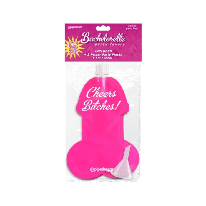 Bachelorette Party Favors Pecker Party Flasks Pack