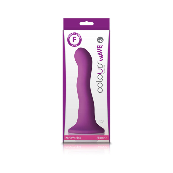 Colours - Wave - 6in Dildo - Purple