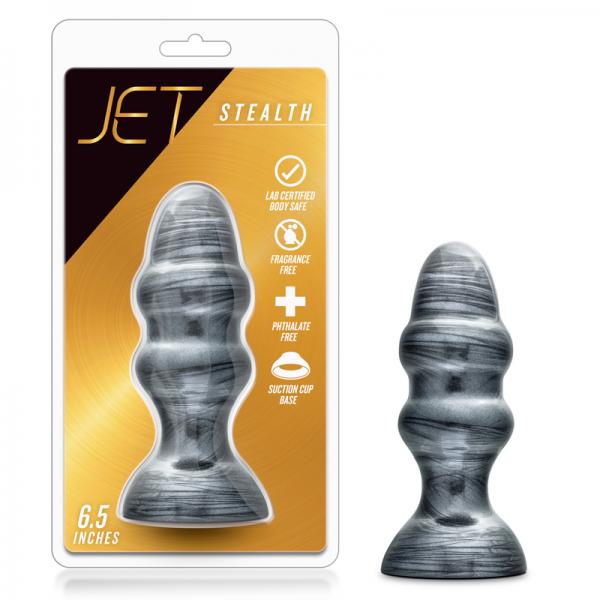 Jet Stealth Carbon Metallic Black Butt Plug