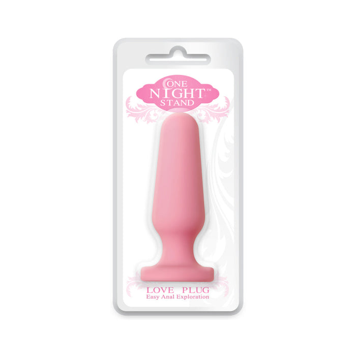 One Night Stand Love Plug Pink Easy Anal Plug