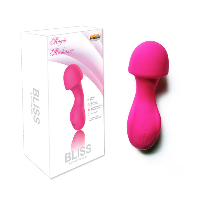 Bliss Magic Mushroom Pink Wand Massager