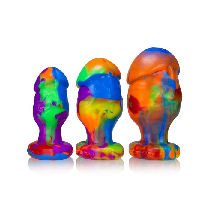 Oxballs Honcho-2, Buttplug, Medium, Rainbow