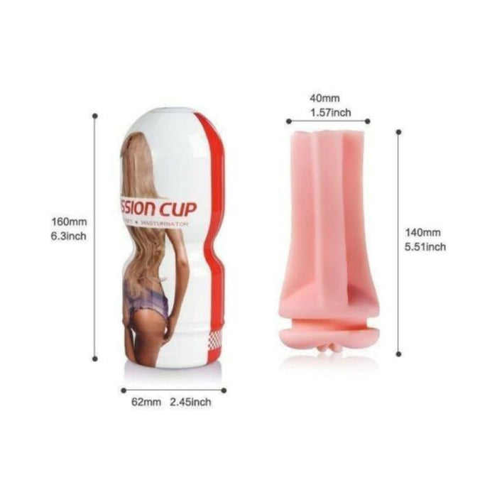Passion Cup Vagina Stroker Beige