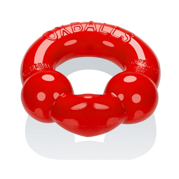 Oxballs 2-pack Cockring, Steel & Red