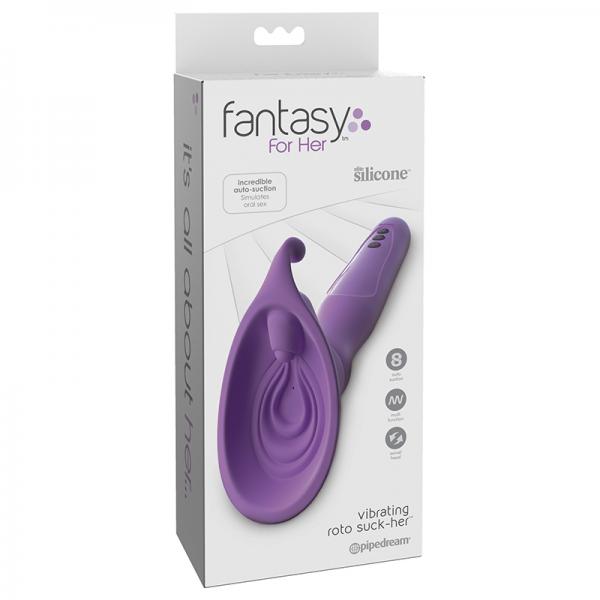 Fantasy For Her Vibrating Roto Suck-Her Purple