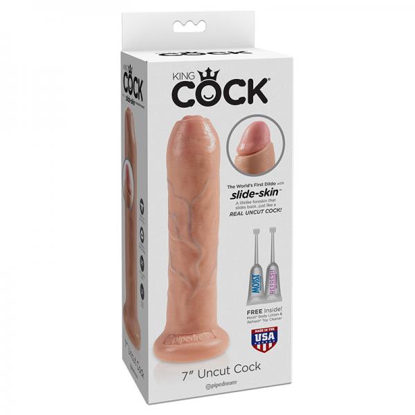 King Cock 7 inches Uncut Dildo