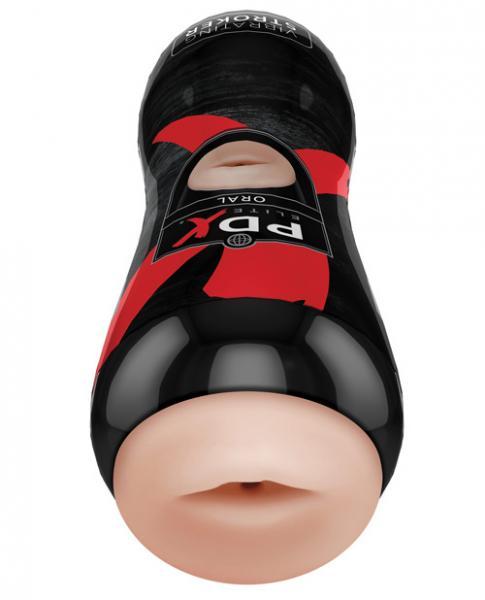 PDX ELITE Vibrating Stroker Oral