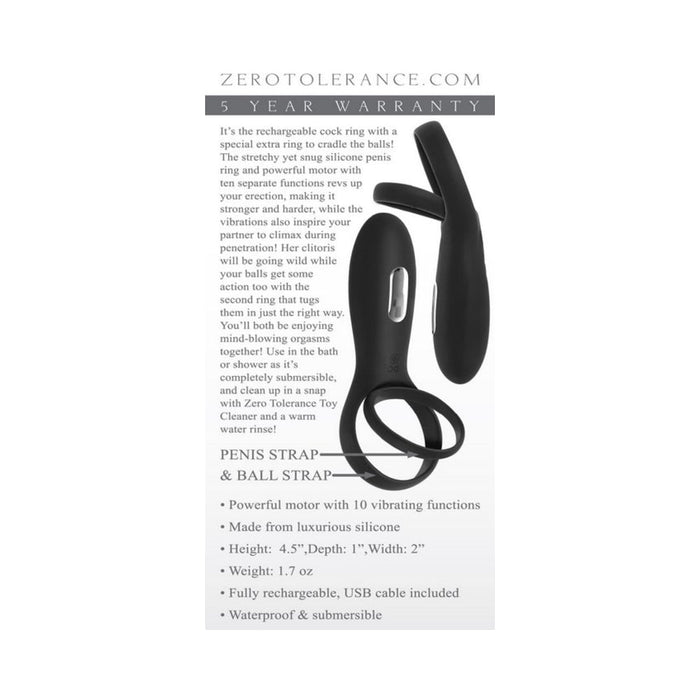 Zero Tolerance The Rechargeable Torpedo Black