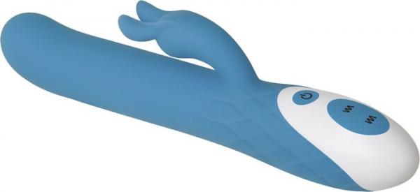 Big Soft Bunny Rabbit Style Vibrator Blue
