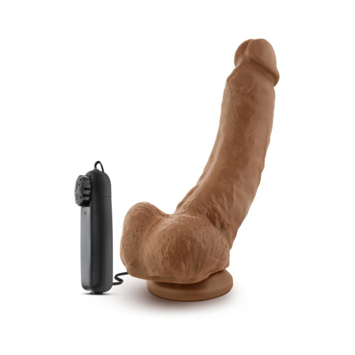 Loverboy - The Boxer - 9 Inch Vibrating Realistic Cock - Mocha