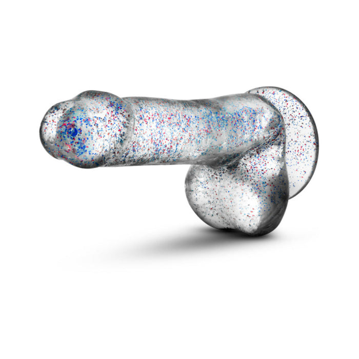 Naturally Yours - 6'' Glitter Cock - Sparkling Clear