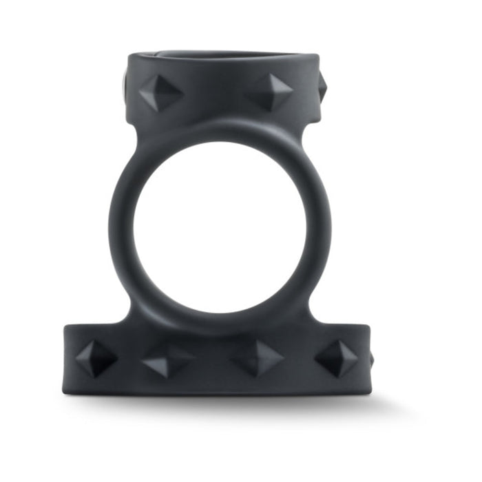 Performance - Vs8 - Silicone Double Cock & Ball Strap - Black